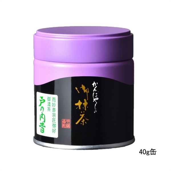 御濃茶　戸の内昔（とのうちむかし）(40g缶　￥2,808)