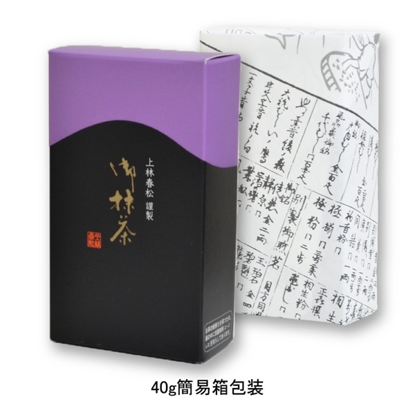 御薄茶　琵琶の白（びわのしろ）(40g簡易箱 包装　￥1,728)