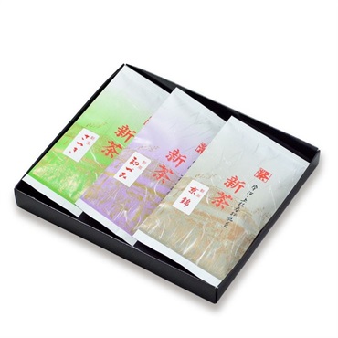新茶 京錦・初づみ・さつき 50g袋箱入  包装（予約商品）