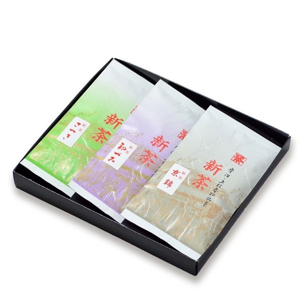 新茶 京錦・初づみ・さつき 50g袋箱入  包装（予約商品）