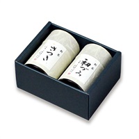 新茶 初づみ・さつき 100g缶箱入  包装