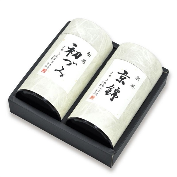新茶 京錦・初づみ 200g缶箱入  包装