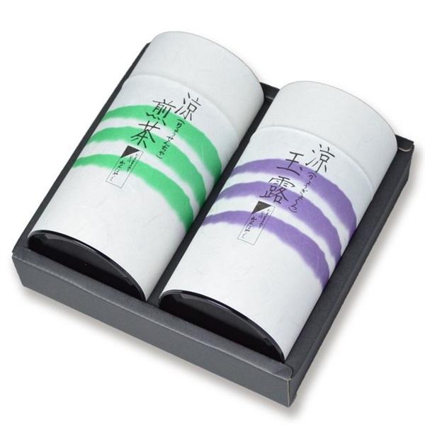 涼玉露・涼煎茶ティーバッグ　缶箱入（RG-50）