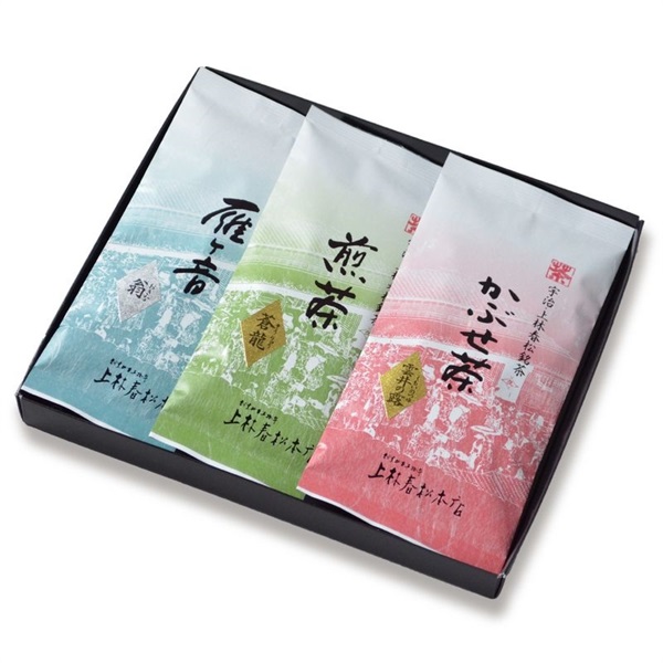 かぶせ茶 雲井の露・煎茶 蒼龍・雁ヶ音 翁　100g平袋箱入　(SFK10-26)